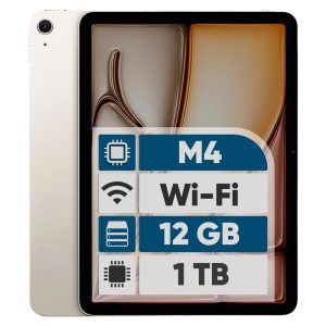تبلت 13 اینچ اپل مدل iPad Air 2026 M4 Wi-Fi ظرفیت 1 ترابایت و رم 12 گیگابایت