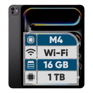 تبلت 13 اینچ اپل مدل iPad Pro 2024 M4 Wi-Fi Nano-Texture ظرفیت 1 ترابایت و رم 16 گیگابایت